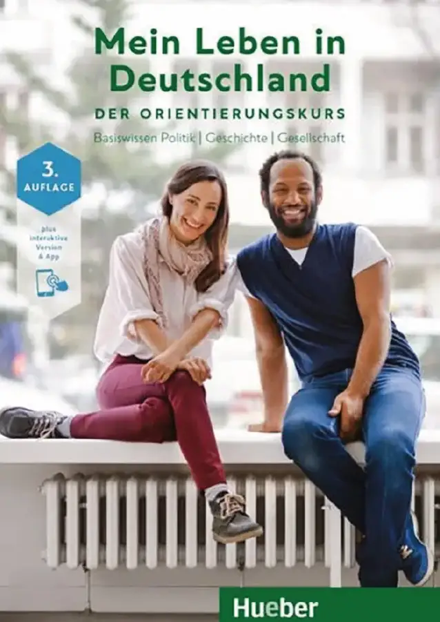 Buchtitel "Mein Leben in Deutschland", Hueber Verlag