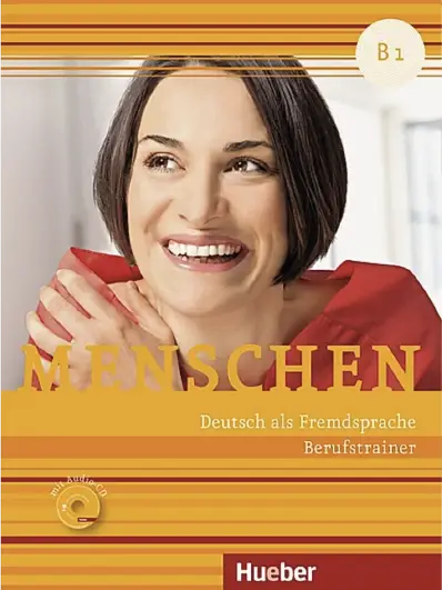 Cover des Buches "Berufstrainer für das Lehrwerk Menschen", Hueber Verlag